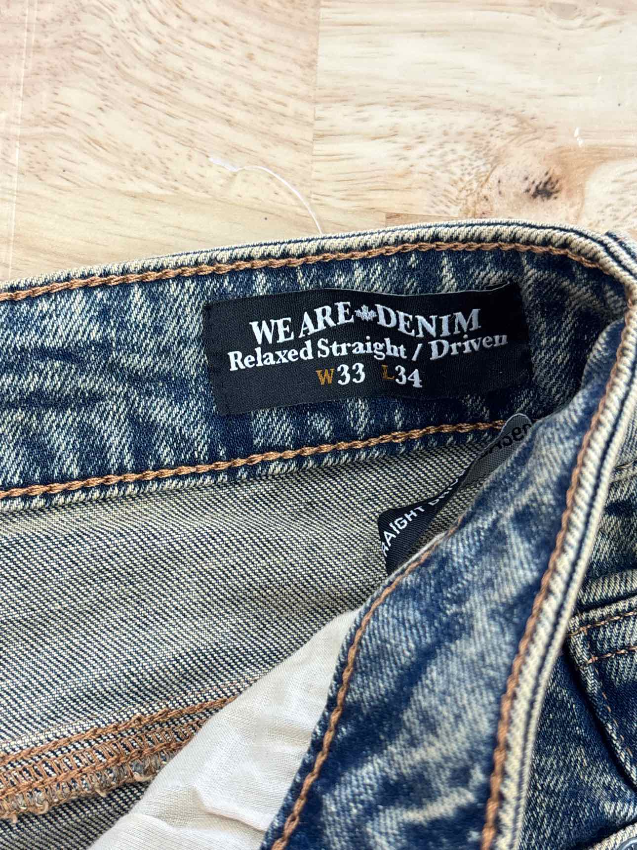 Buffalo Size 33x34 Straight Six Stretch Jeans