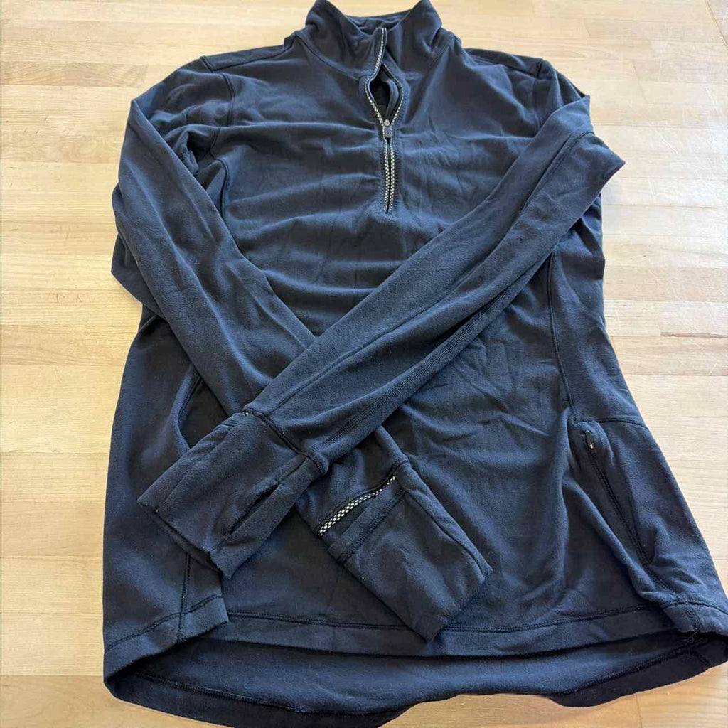 LuluLemon Size 8 Black Preloved Athletic Jacket