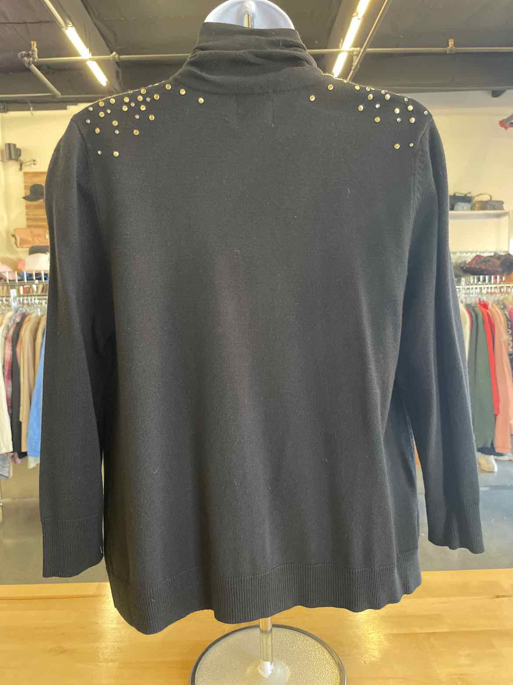 Ruby Rd Size M Black Duster