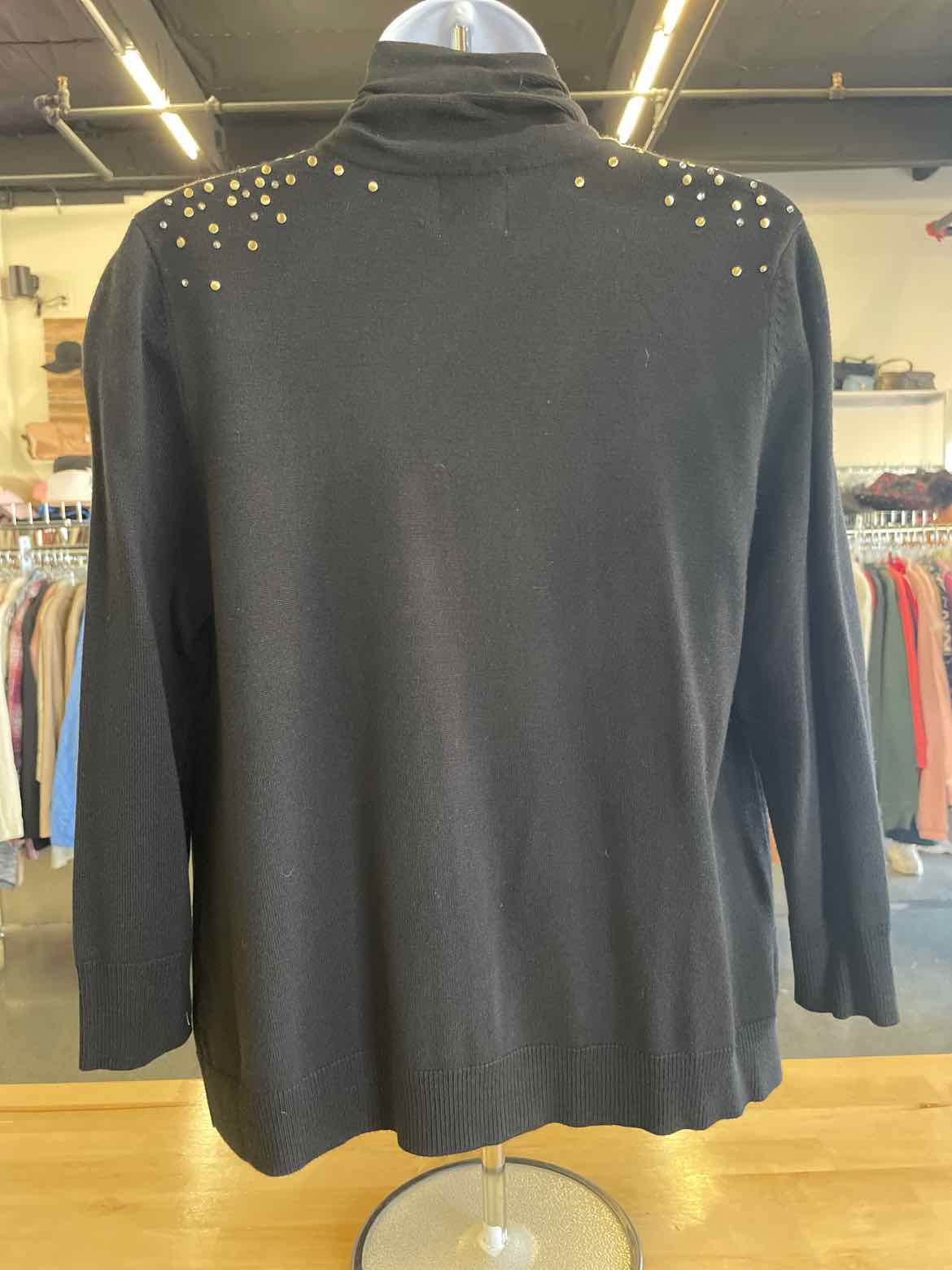 Ruby Rd Size M Black Duster