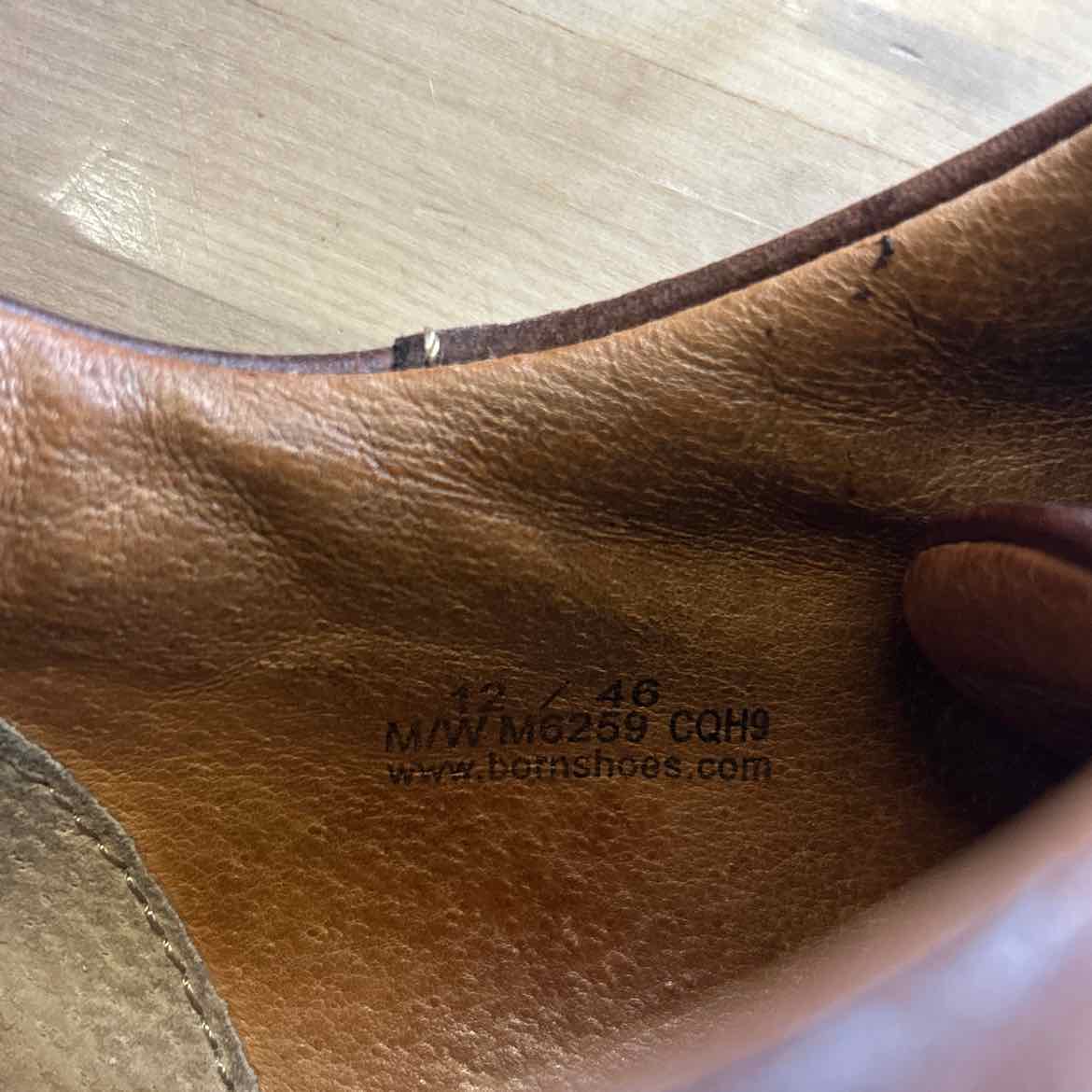 Born Size 12 Brown Oxford