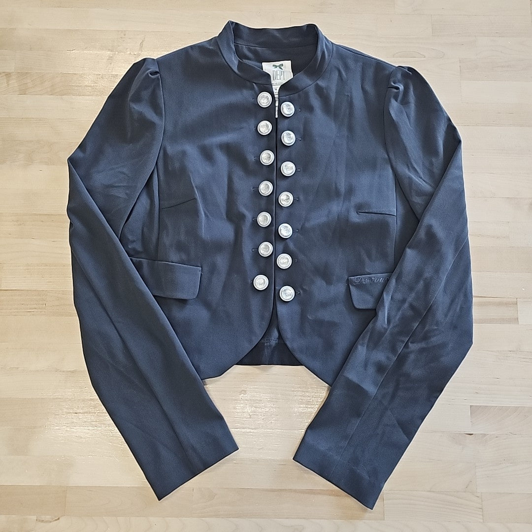 DEPT Size L Gray Blazer