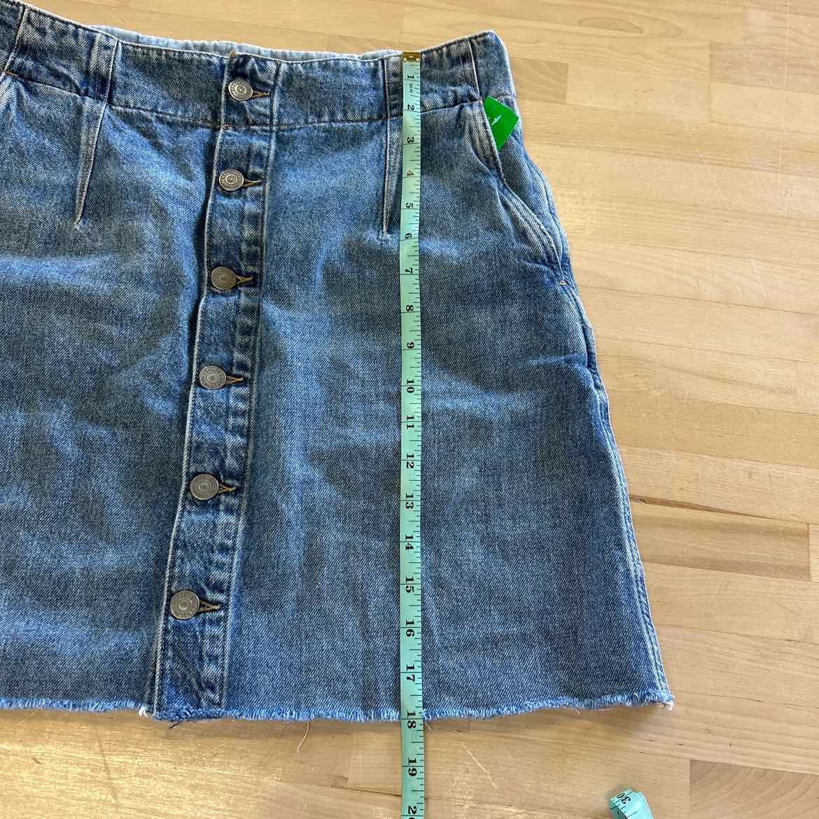 Ralph Lauren Size 29 Blue Denim Preloved Skirt