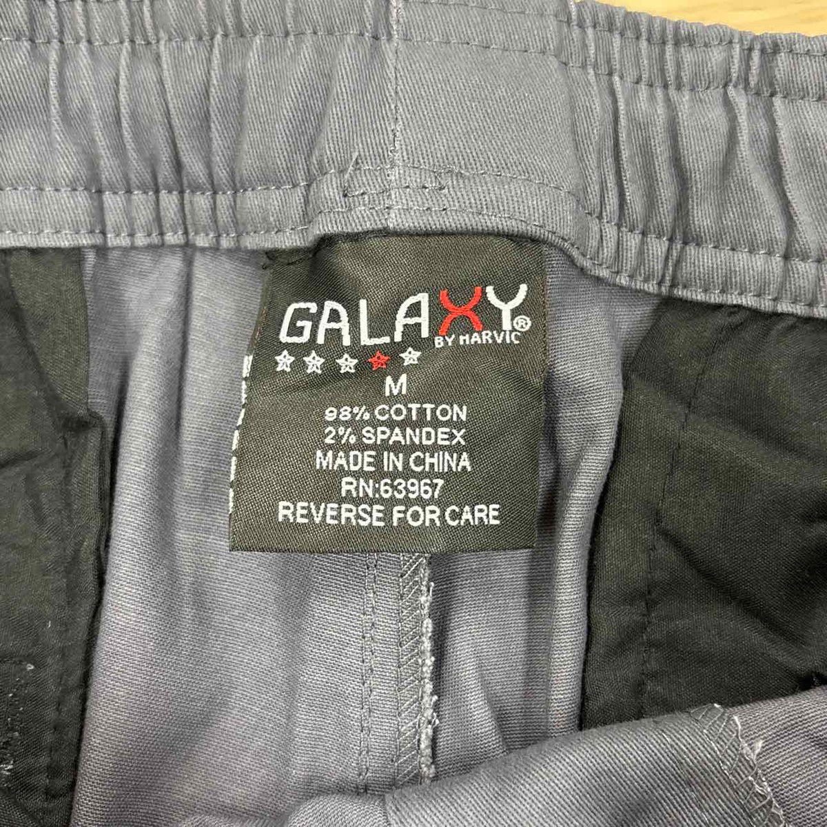 Galaxy Size M Basic Stretch Twill Joggers - Dark Grey