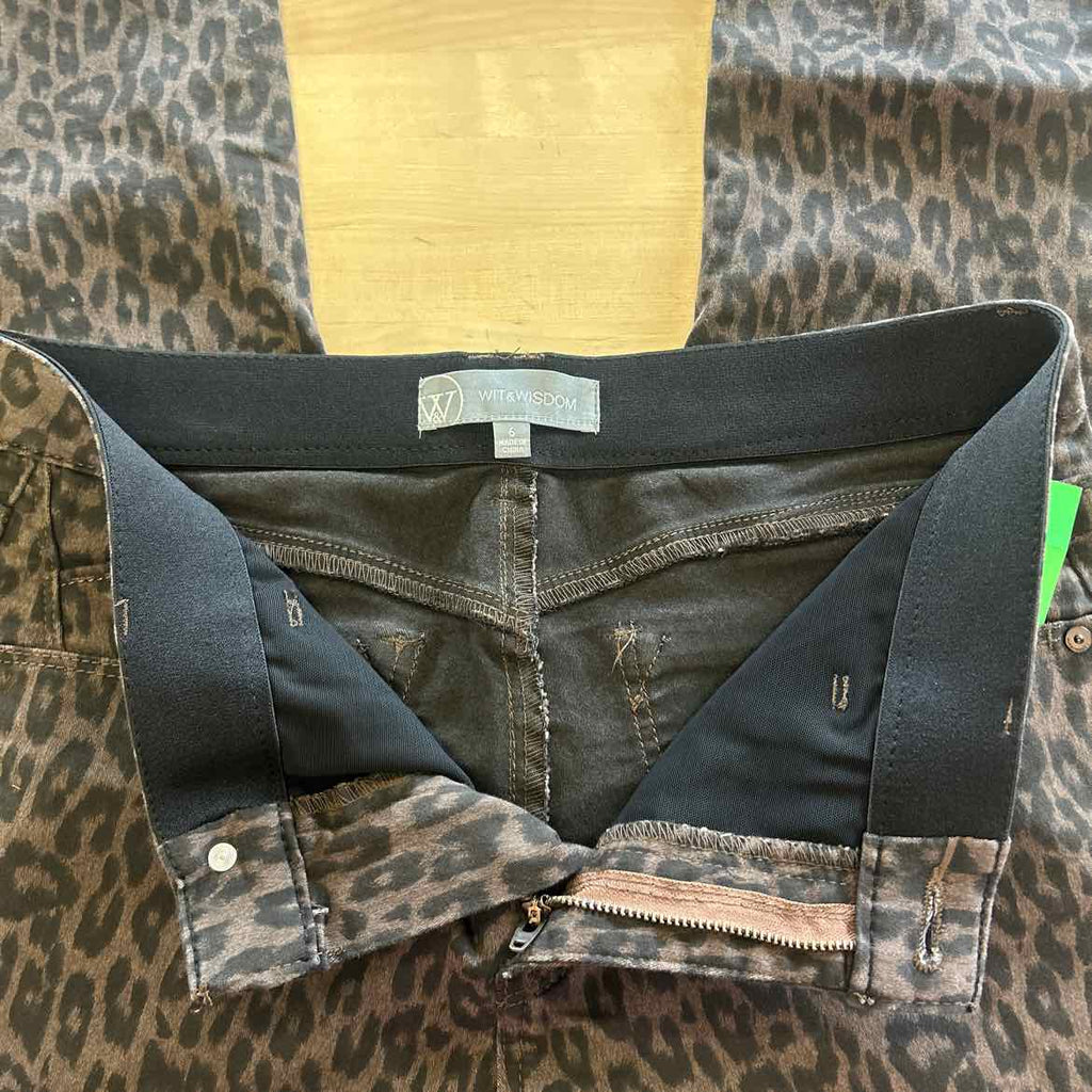 Wit and Wisdom Size 6 Brown Preloved Pants