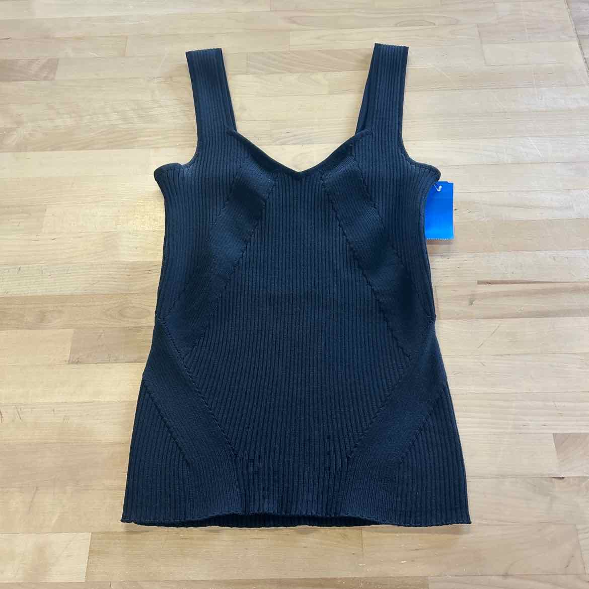 Halogen Size XS Black Knit Preloved Tank