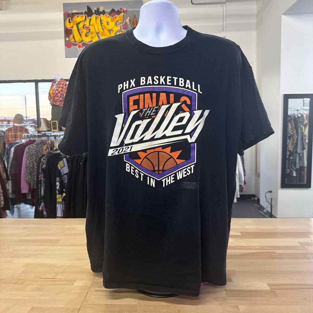 Port & Co. Size 2XL Black MENS T-shirt