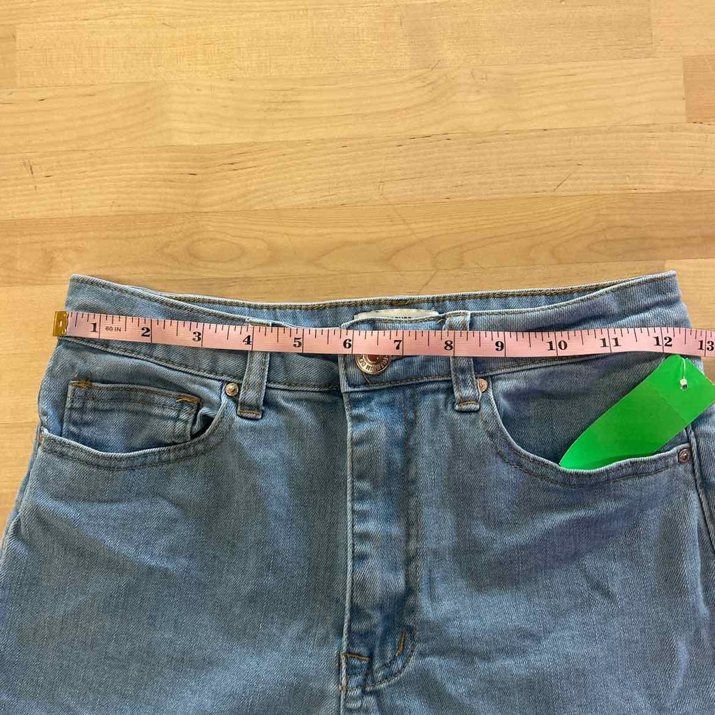 Forever 21 Women Size 24 Blue Denim Preloved Shorts
