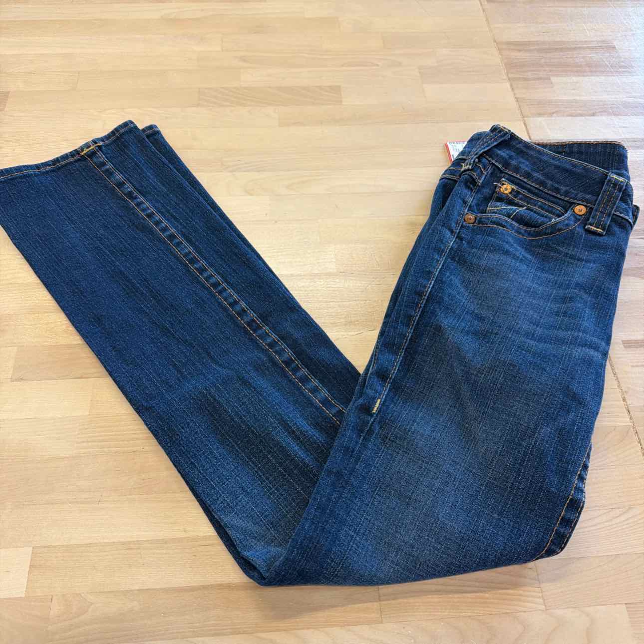 True Religion Size 28 Blue Denim Used Jeans