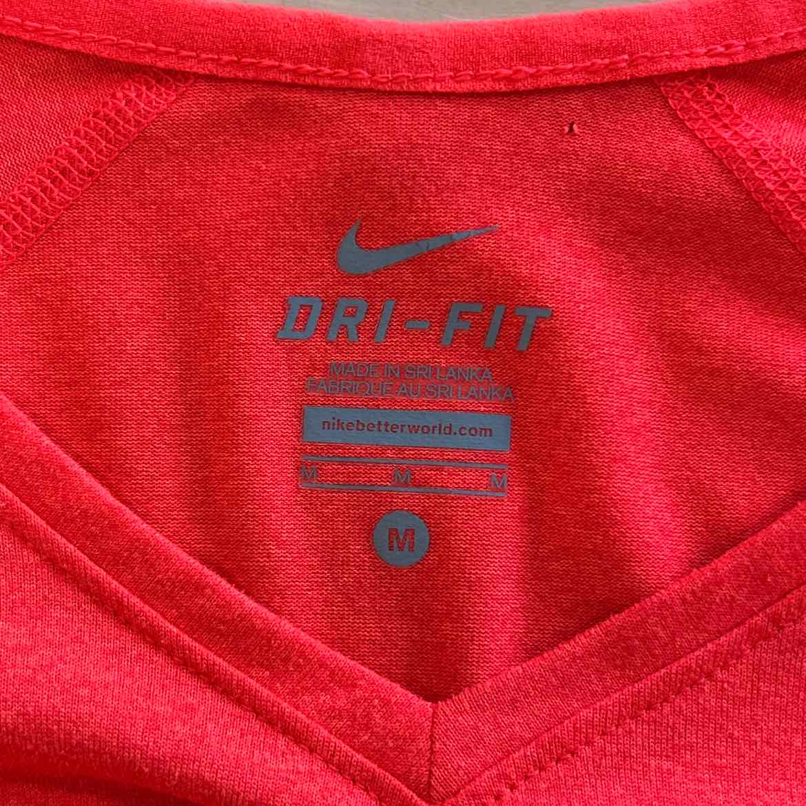 Nike Size M Orange Preloved Athletic Long Sleeve