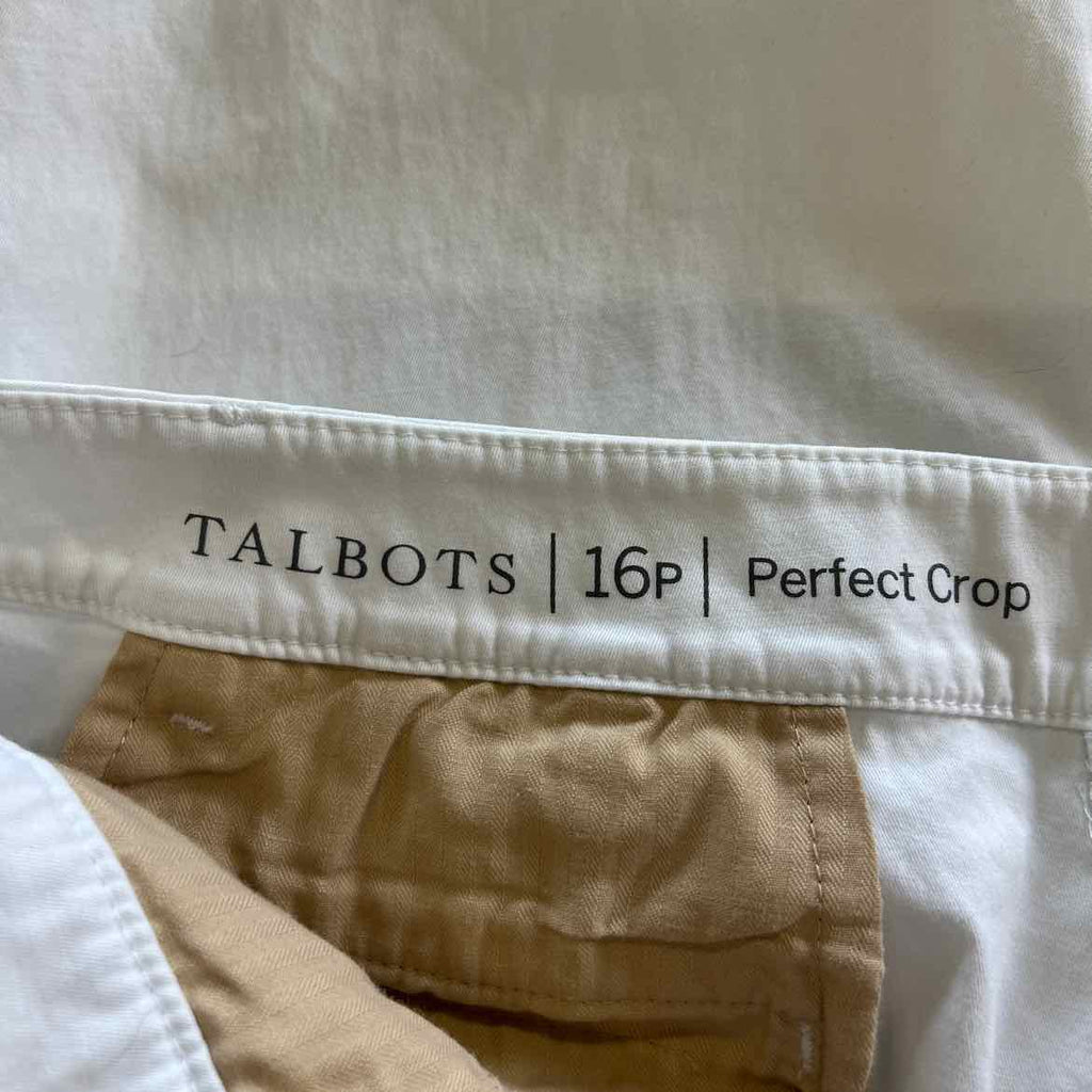 Talbots Size 16P White Preloved Pants