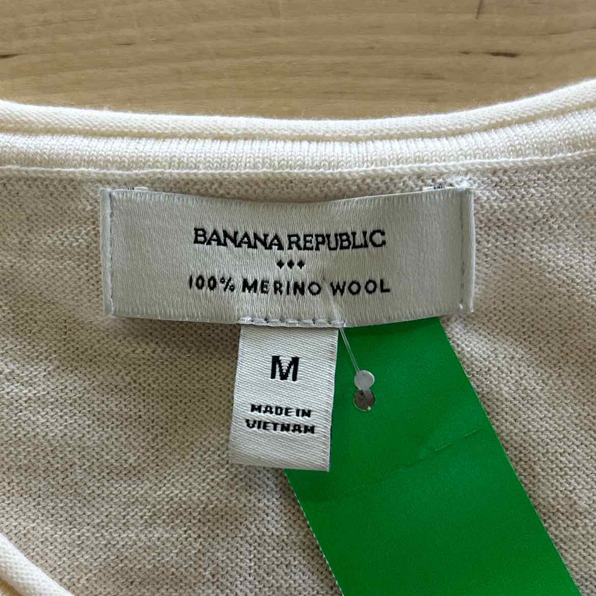 Banana Republic Size M Off White Preloved Sleeveless
