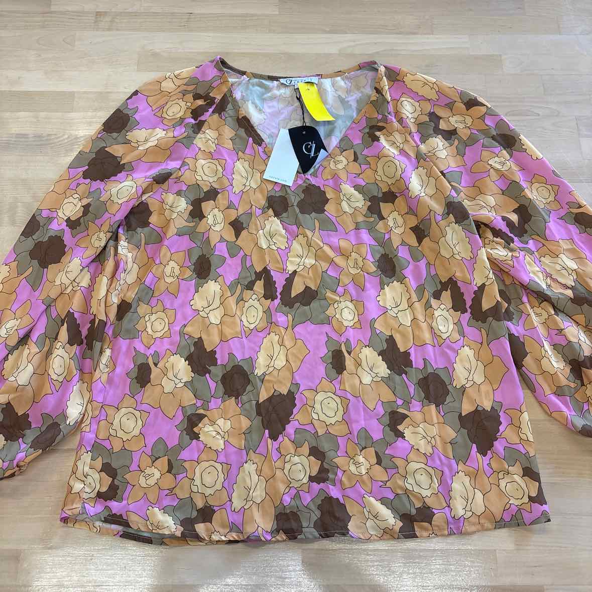 Cezele Size L Multi-Color Blouse