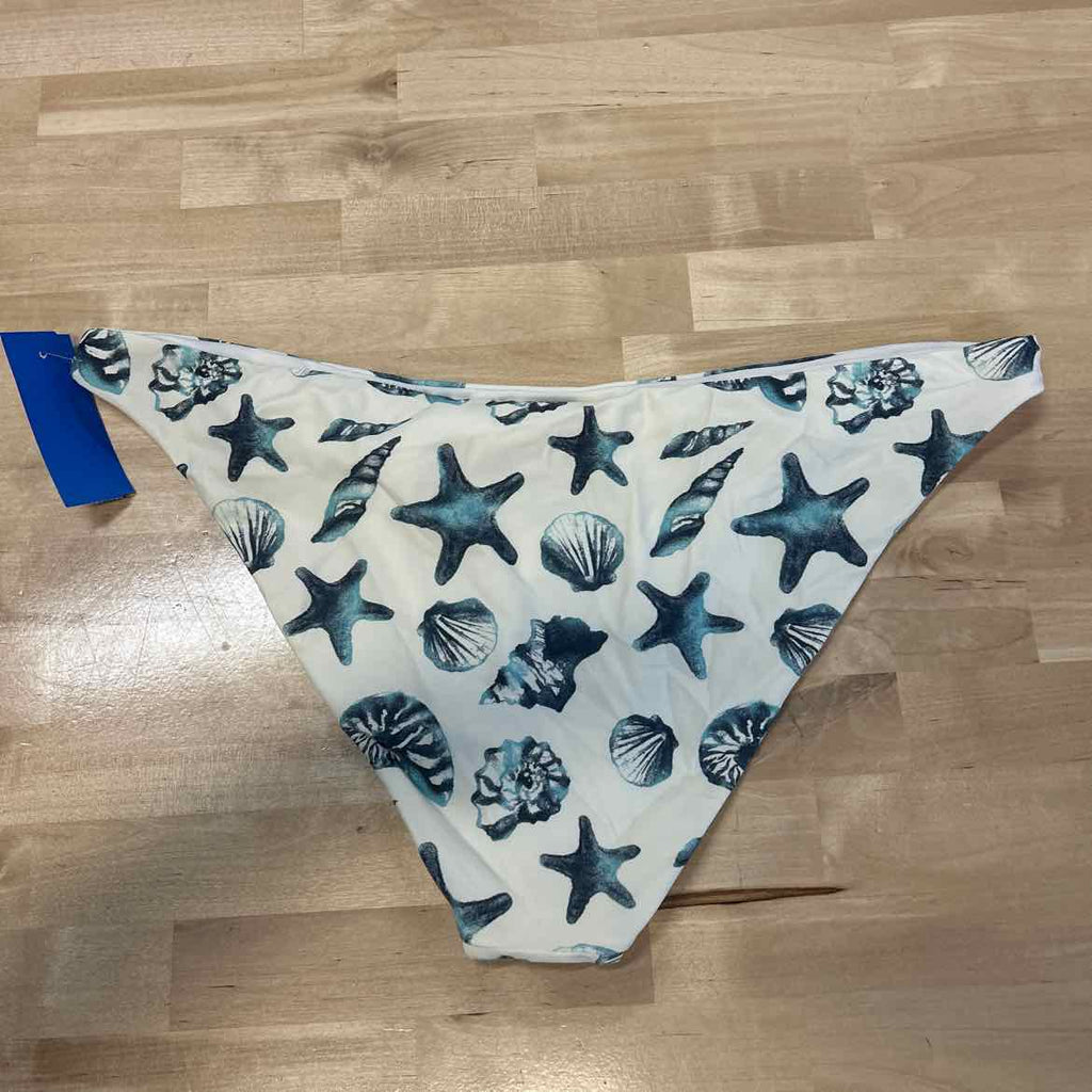 O'Neil Size XL Printed Bikini Bottoms - Vanilla