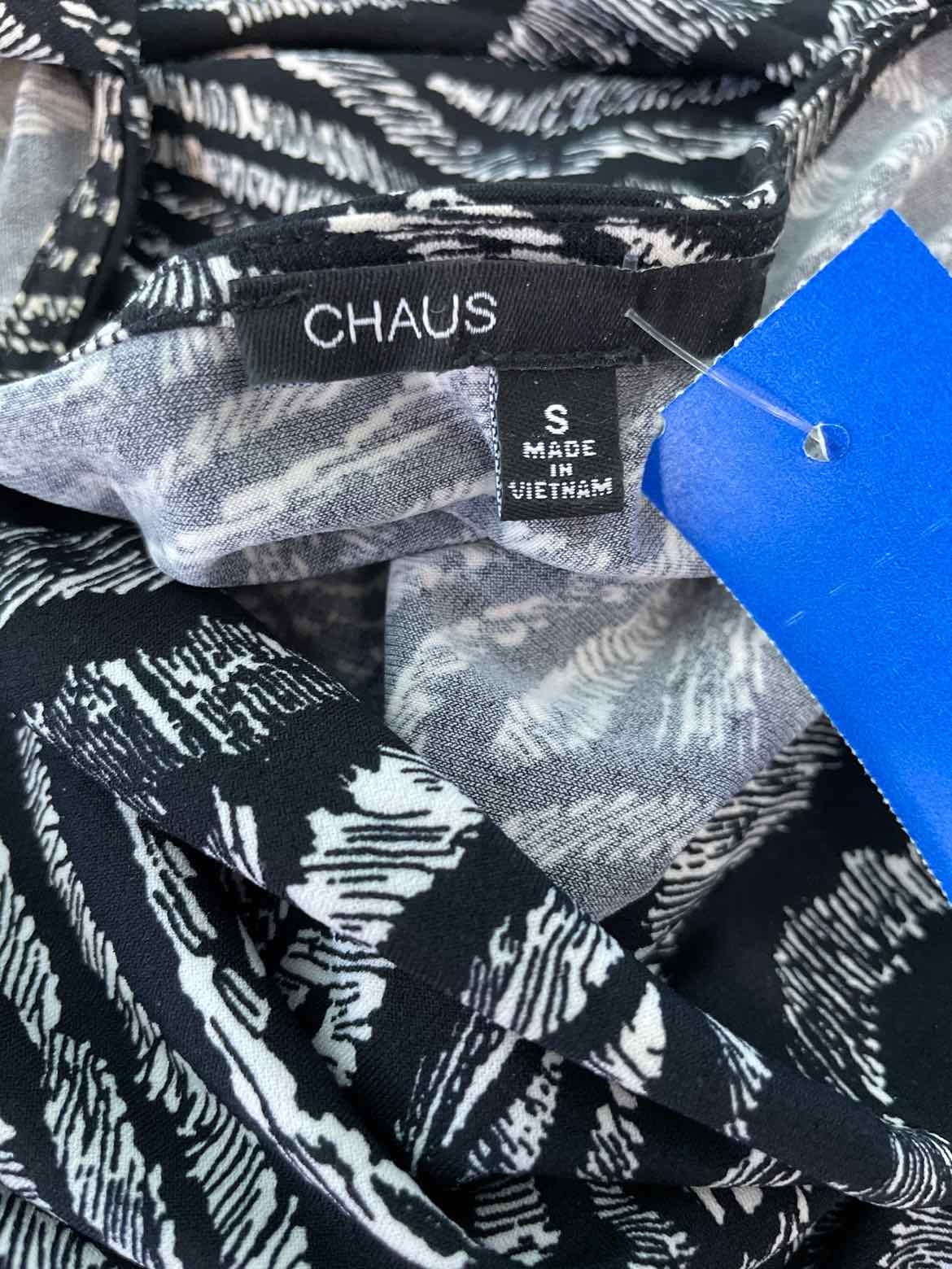 Chaus Size S BLACK & WHITE Sleeveless