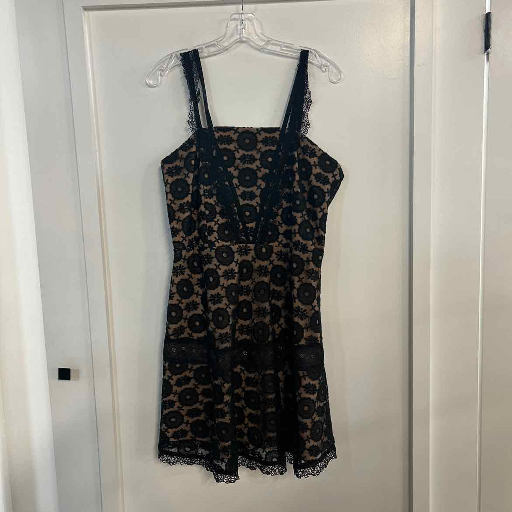 Lucy Paris Size L Black Lace Preloved Dress