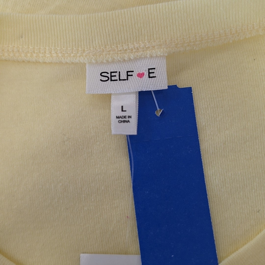 Self E Size L Sunshine Beach Hibiscus Tee