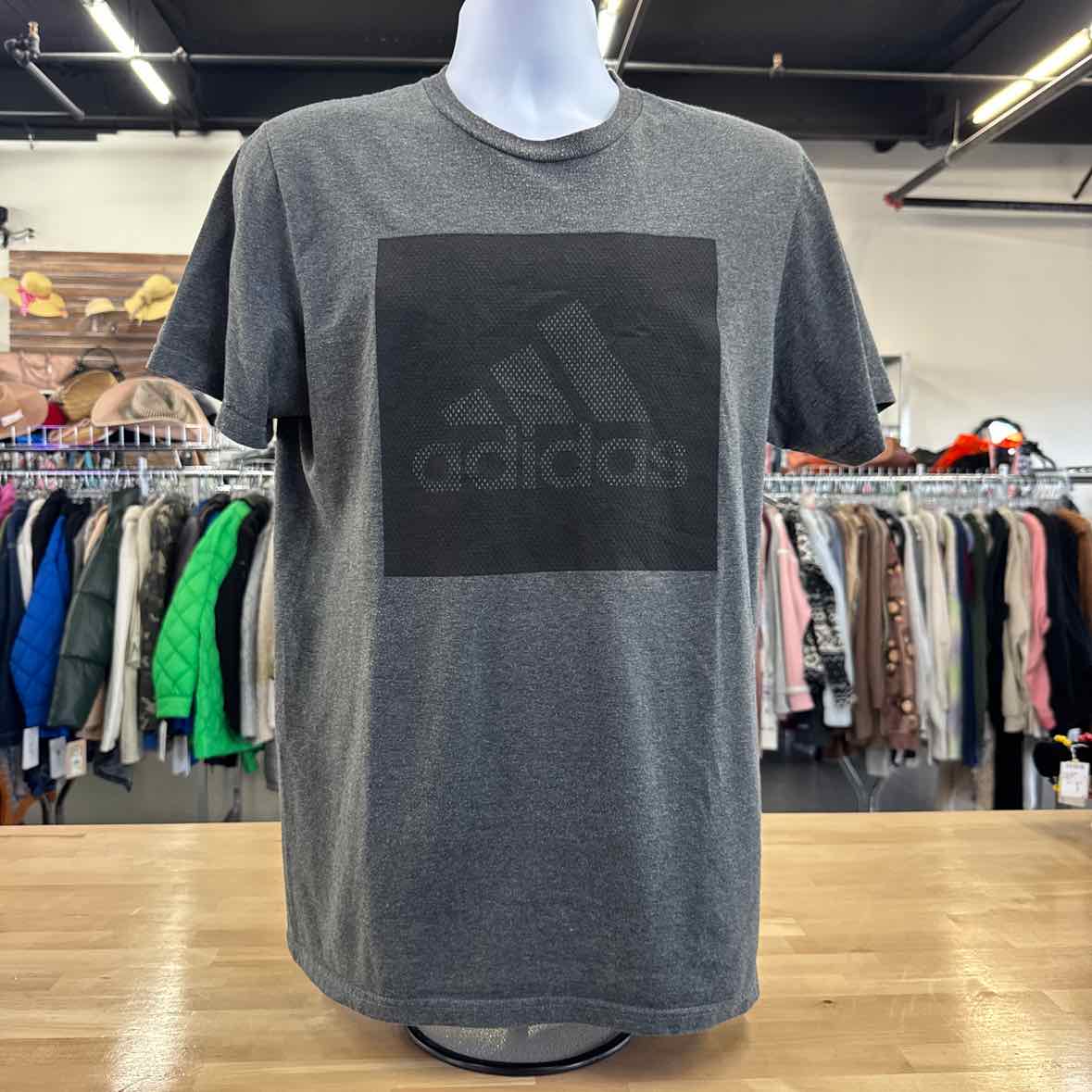 Adidas Men's Size M Gray MENS T-shirt