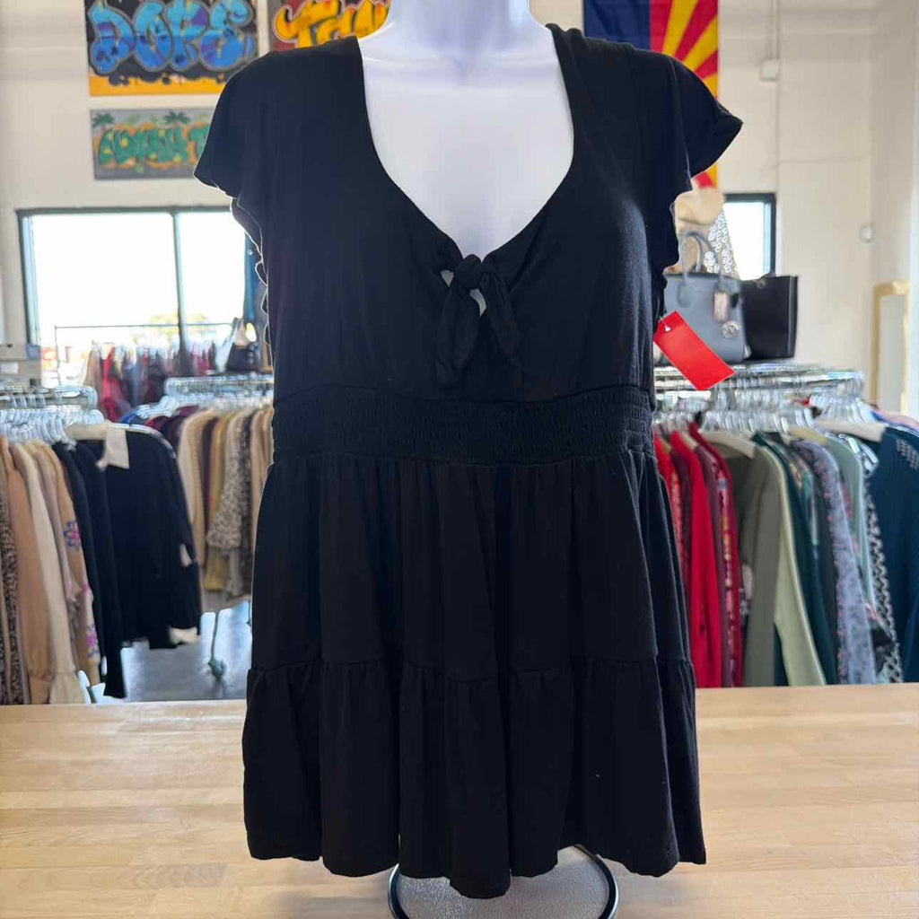 Torrid Size 0 Black Used Blouse