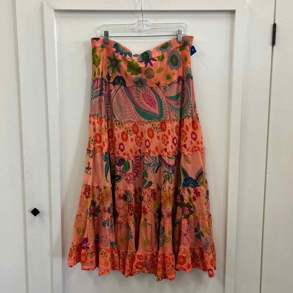 Rue21 Size XL Orange Preloved Skirt