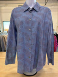 Orvis Size 16 Blue Button Down Shirt