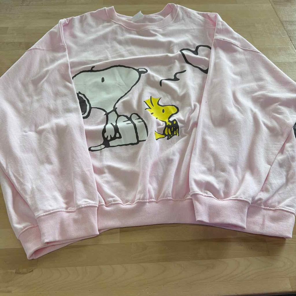 Grayson Threads, the Label  Plus Size Dropped-Shoulder Snoopy Balloon Sweatshirt