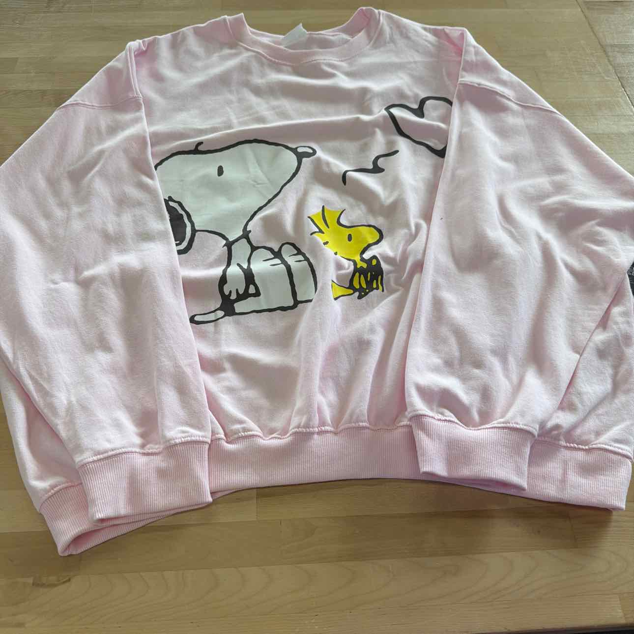 Grayson Threads, the Label  Plus Size Dropped-Shoulder Snoopy Balloon Sweatshirt