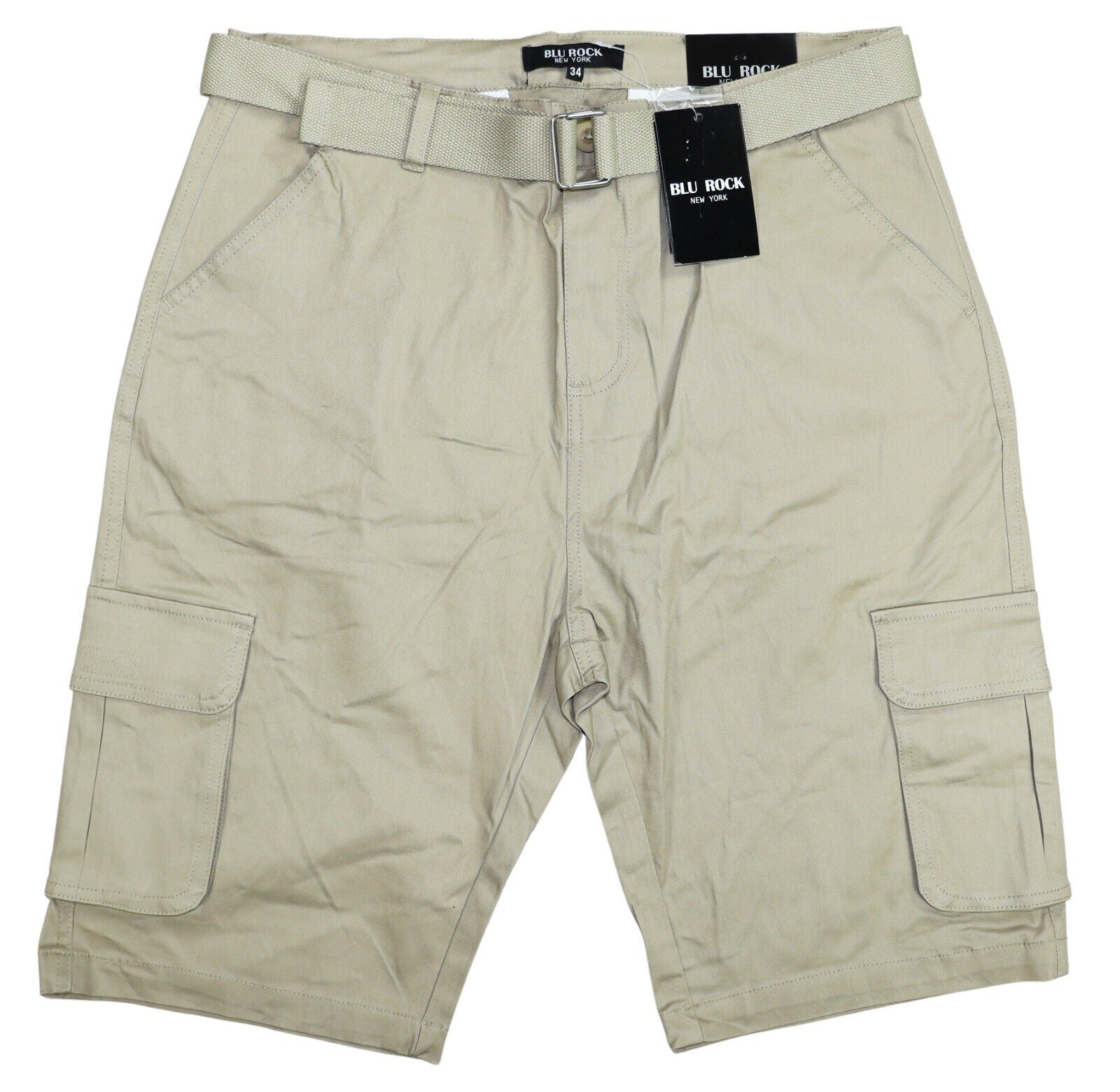 Blu Rock Men's Size 34 Khaki MENS Shorts