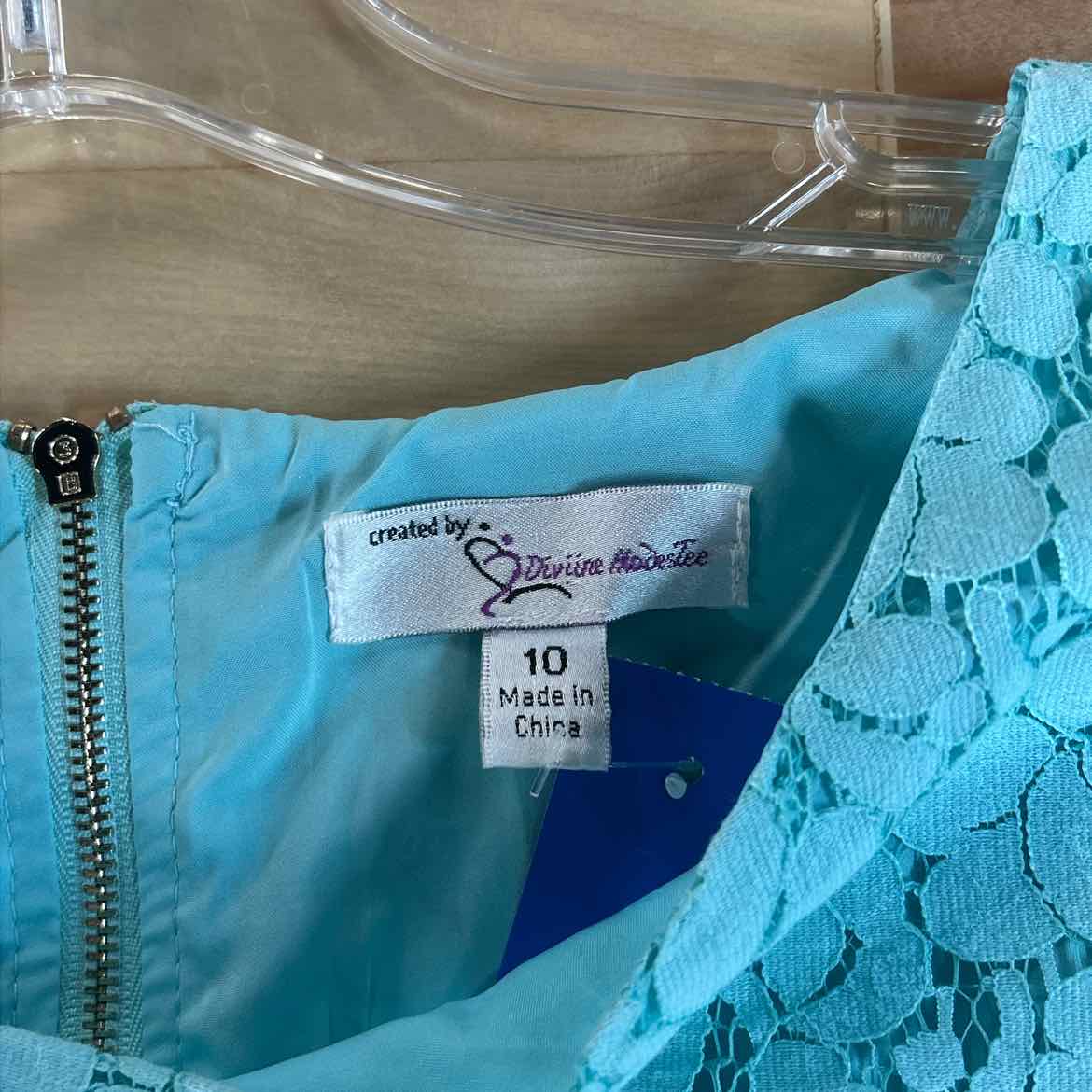 Divine Modestee Size 10 Green Lace New Dress