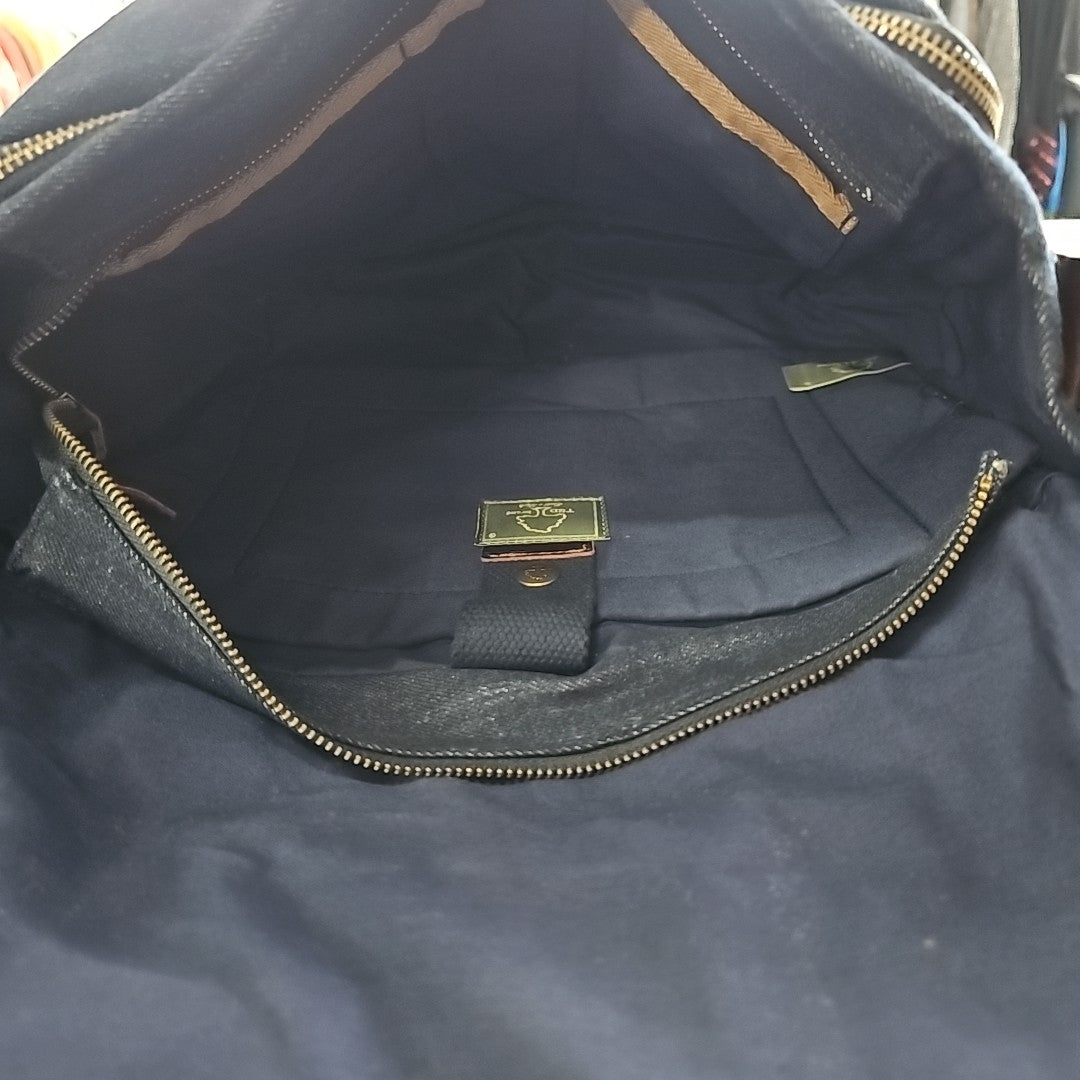 Tsd Brand Tilia Top Handle Messenger Bag - Denim Blue