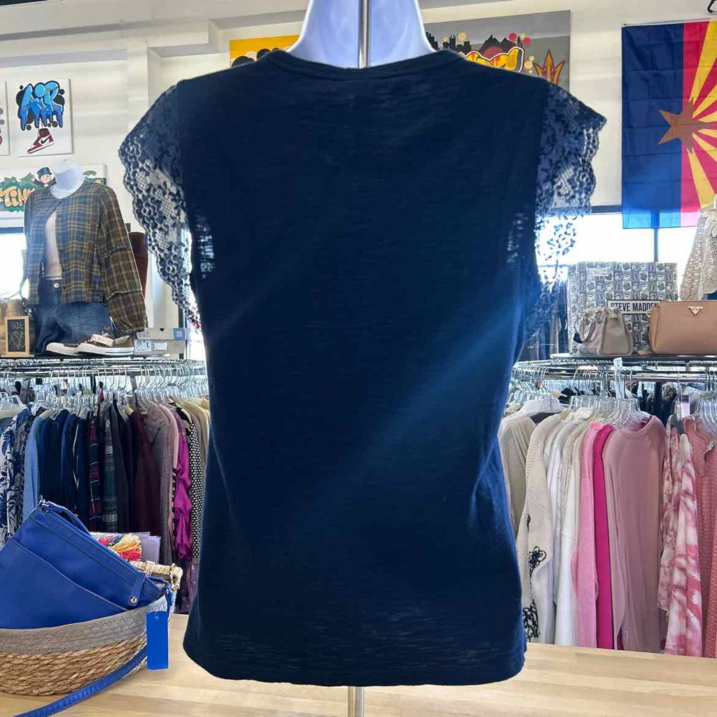 White House Black Market Size XS Blue Preloved Blouse