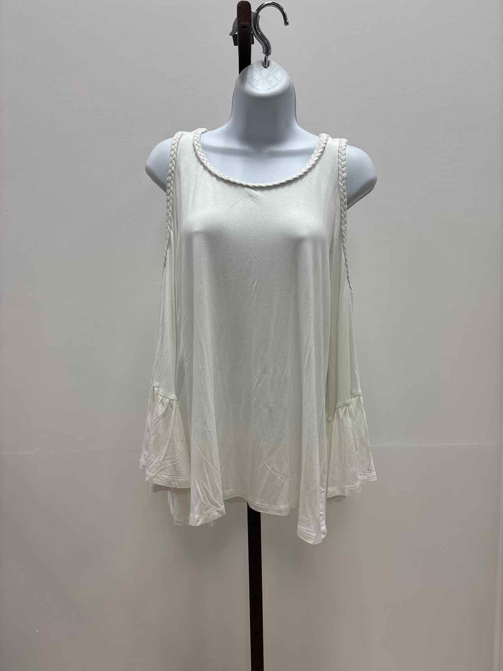 Chico's Size 1 White New Shirt