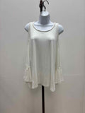 Chico's Size 1 White New Shirt