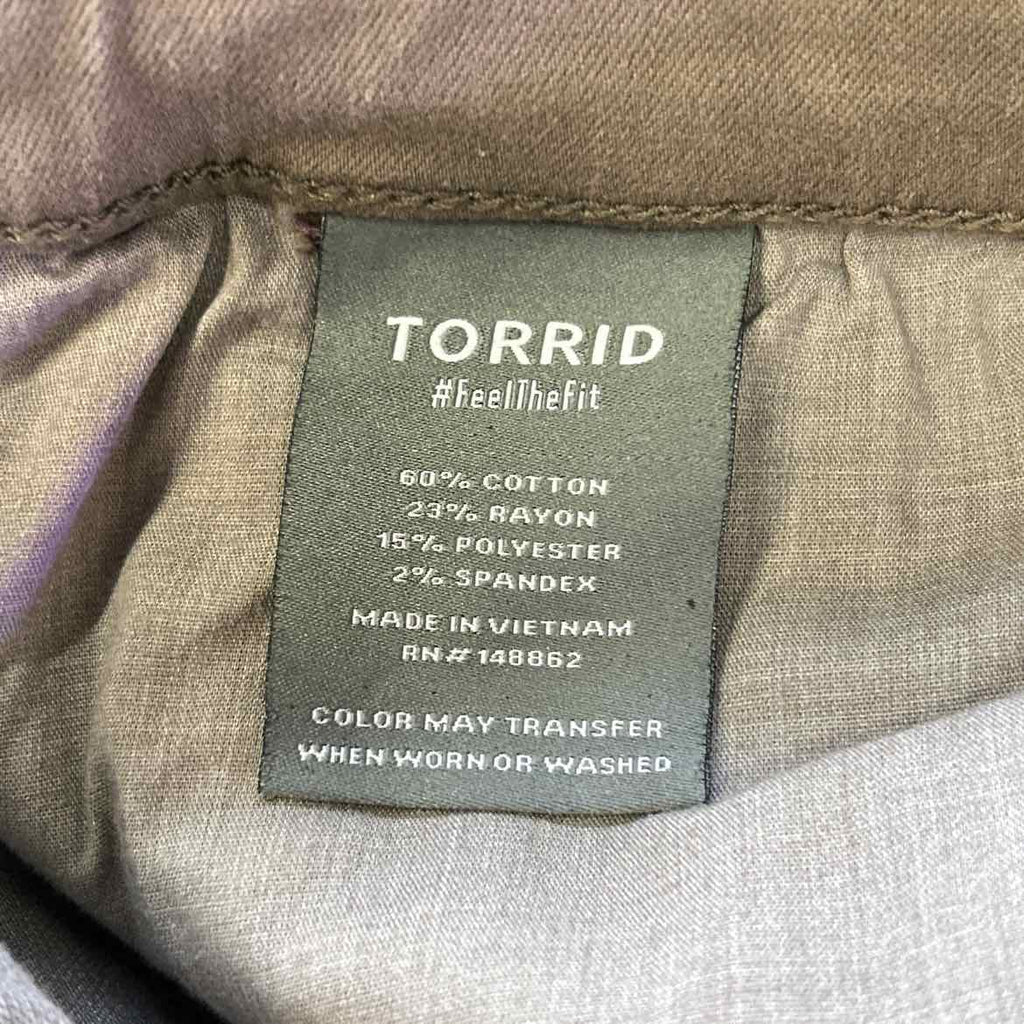 Torrid Size 1X Brown Preloved Pants