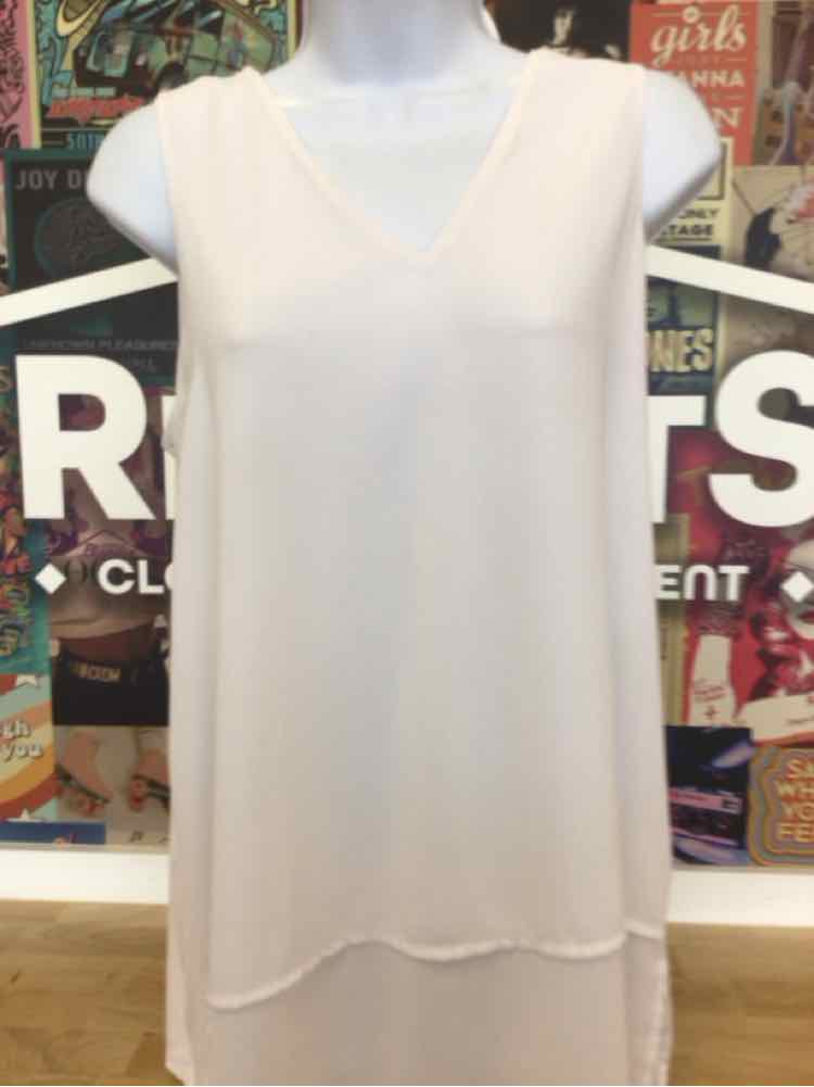 Michael Kors Size M White Preloved Sleeveless