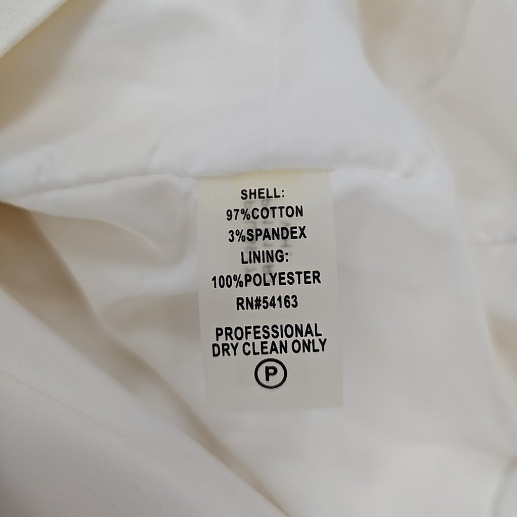 MarvinRichards Size 8 White Preloved Dress