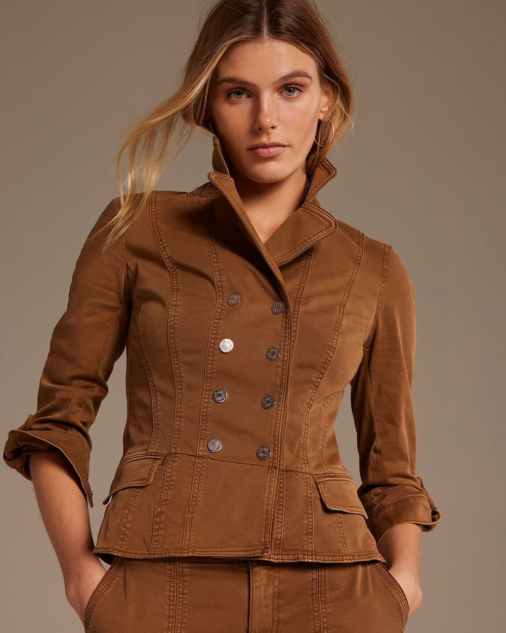 White House Black Market Size 2 Brown Jacket