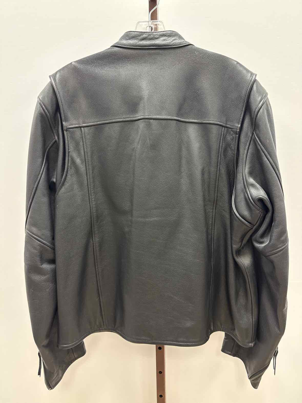 Harley Davidson Size XL Black Leather Moto Jacket