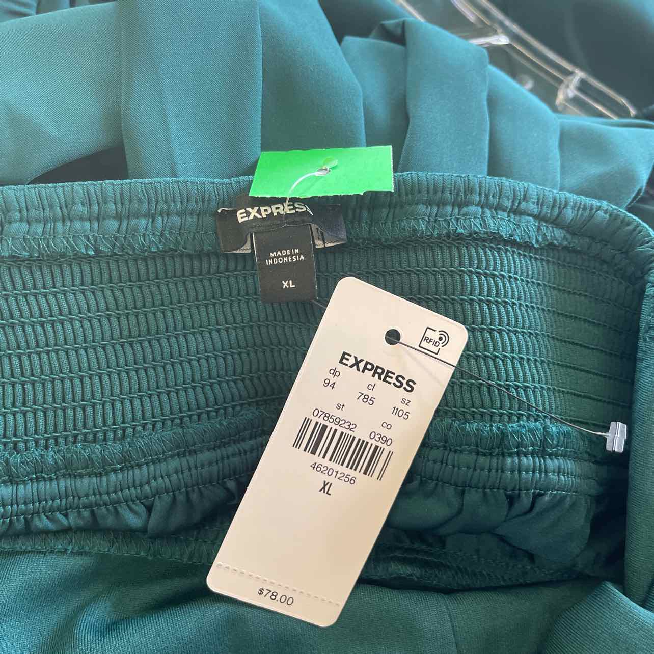 Express Size XL Sea Green New Dress