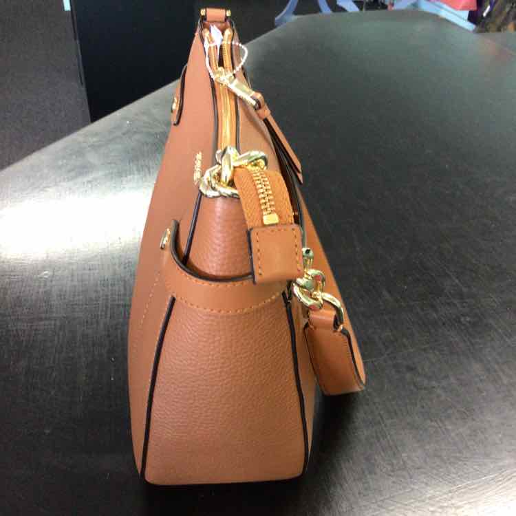 Calvin Klein Beige Hobo Leather Handbag NWT