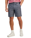I.n.c. International Concepts Classic-Fit Solid 8.5" Chambray Shorts