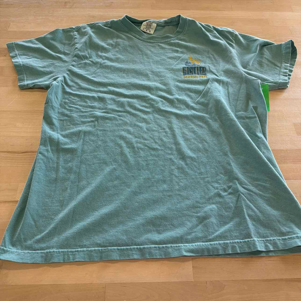 Comfort Colors Size L Blue Preloved MENS T-shirt