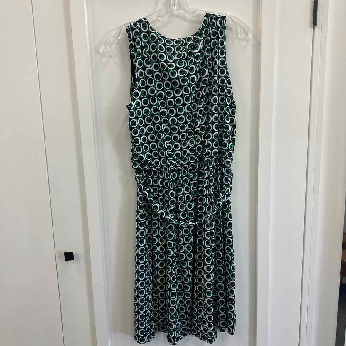 Enfocus Studio Size 10 Black & Green Dress