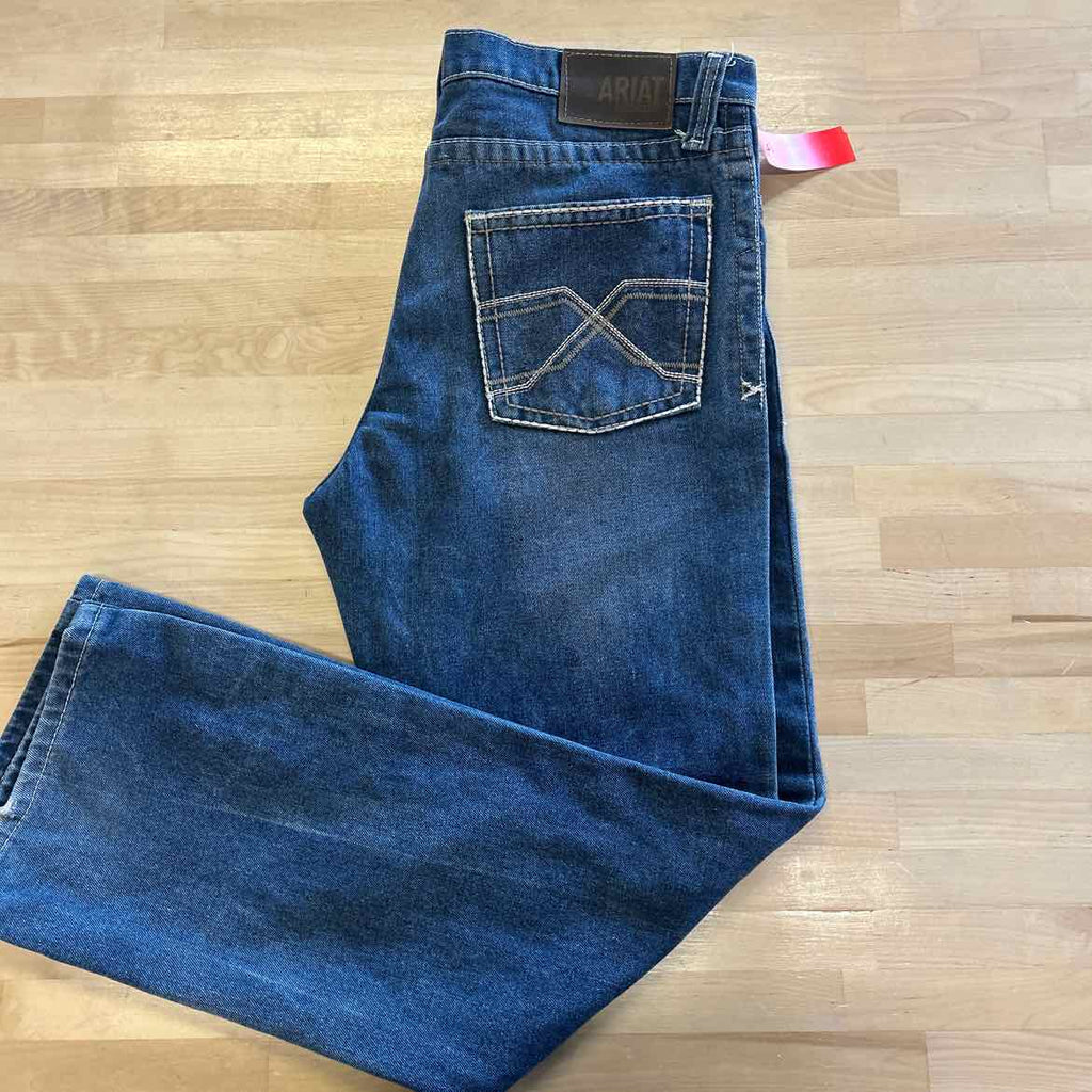 Ariat Size 38x32  Blue M4 Slim Fit Bootcut MENS Jeans