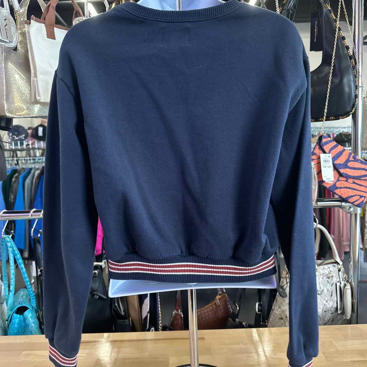 Pacific Republic Size S Navy Sweater