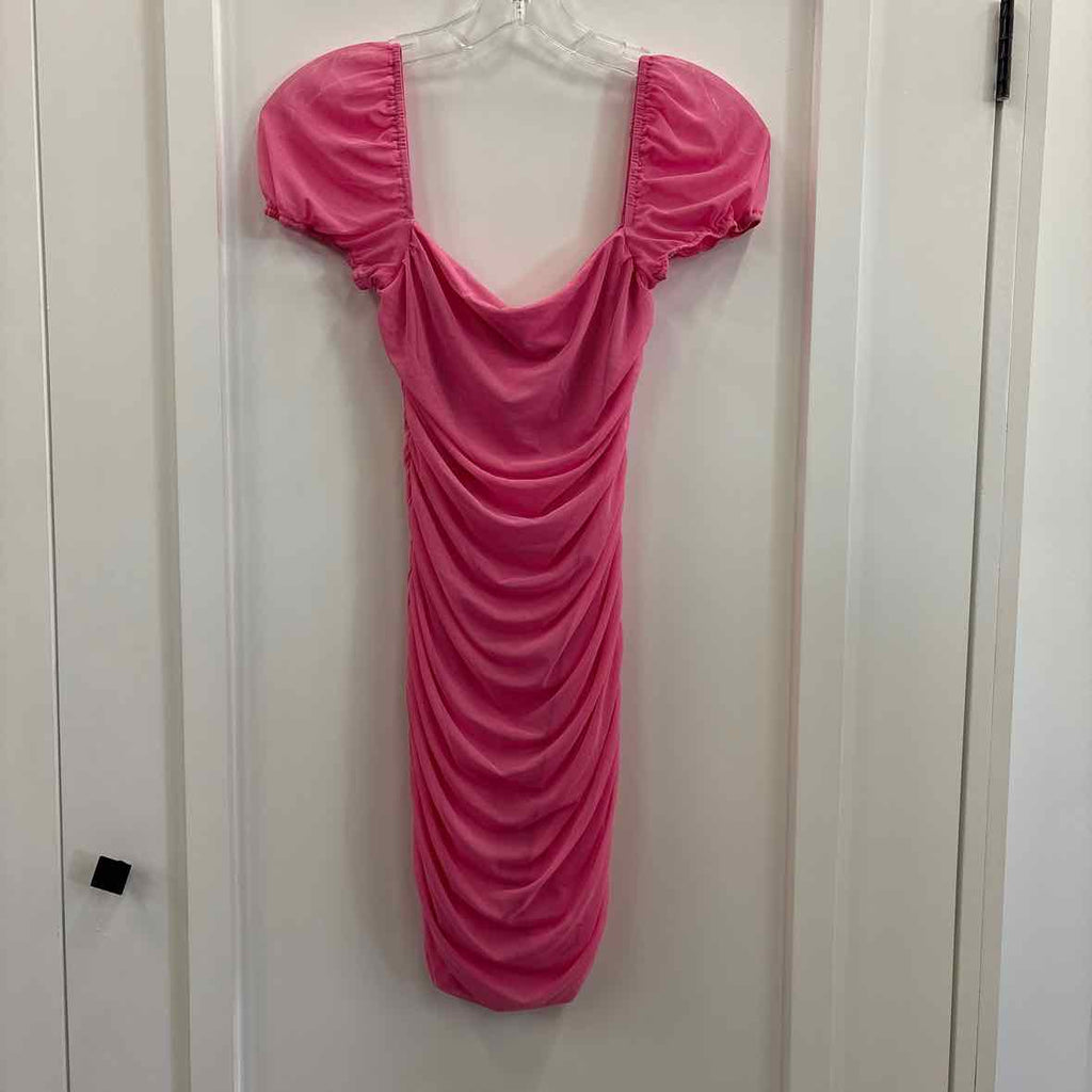 Princess Polly Size 4 Pink Mesh Dress