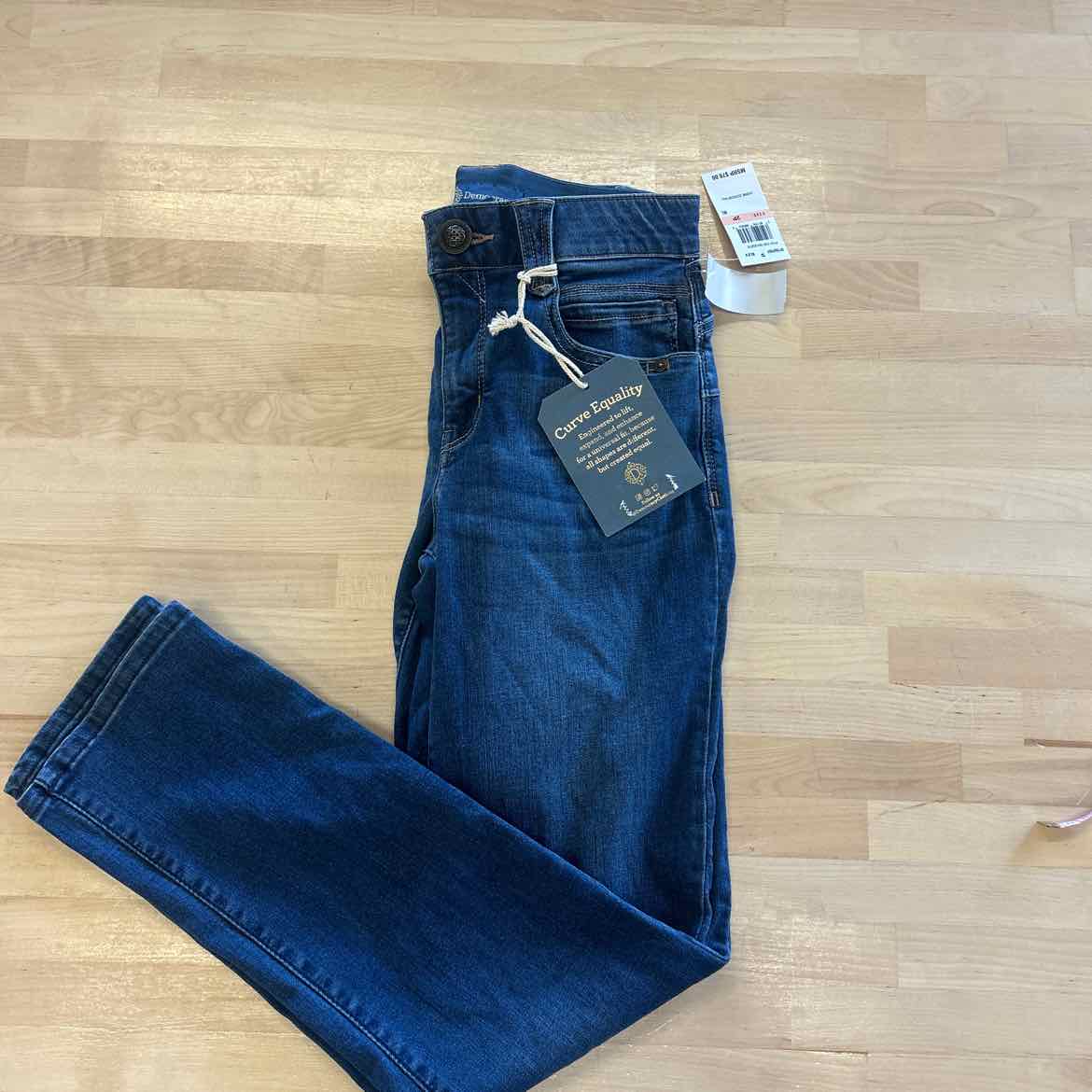 Democracy Petite Absolution Straight-L Blue Vintage