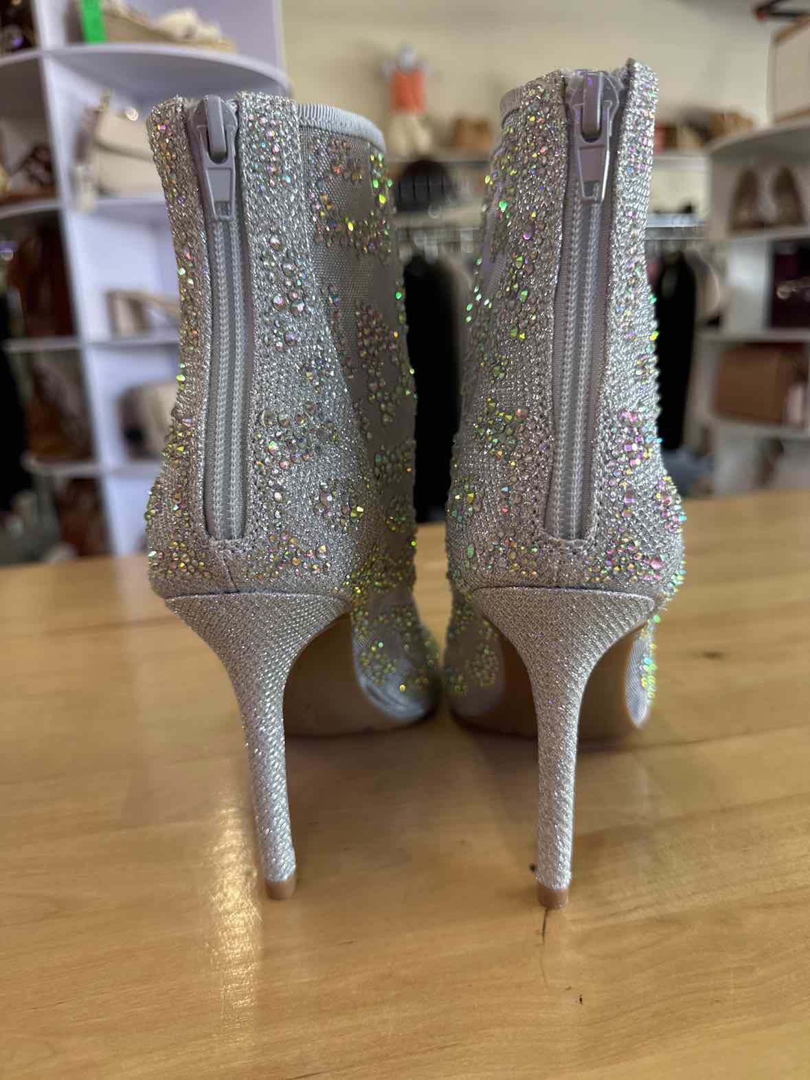 Thalia Sodi Womens Shaylene Embellished S Silver Mes 5M