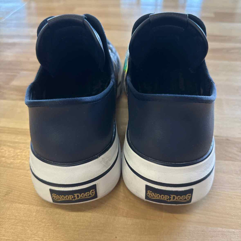 Skechers Size 10 Blue & Gold Snoop Dogg Slip In Sneakers