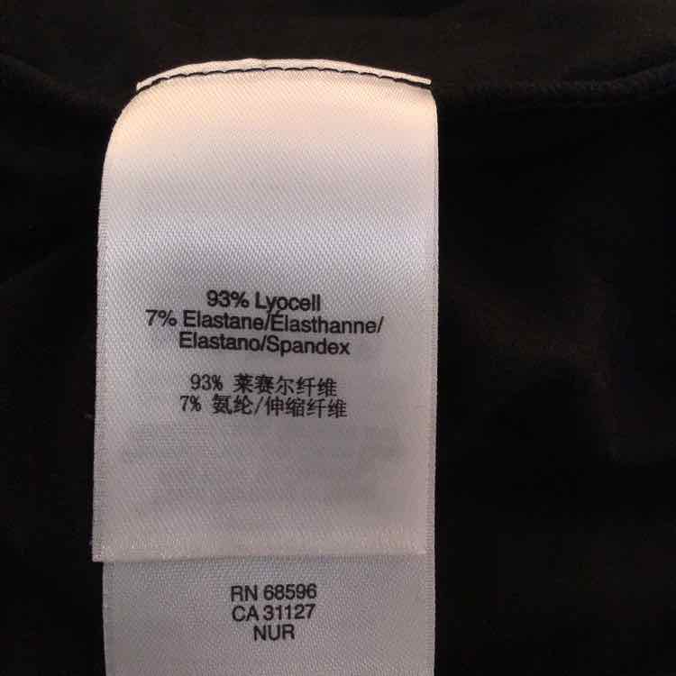 DNKY Size L Black Jersey Preloved Dress